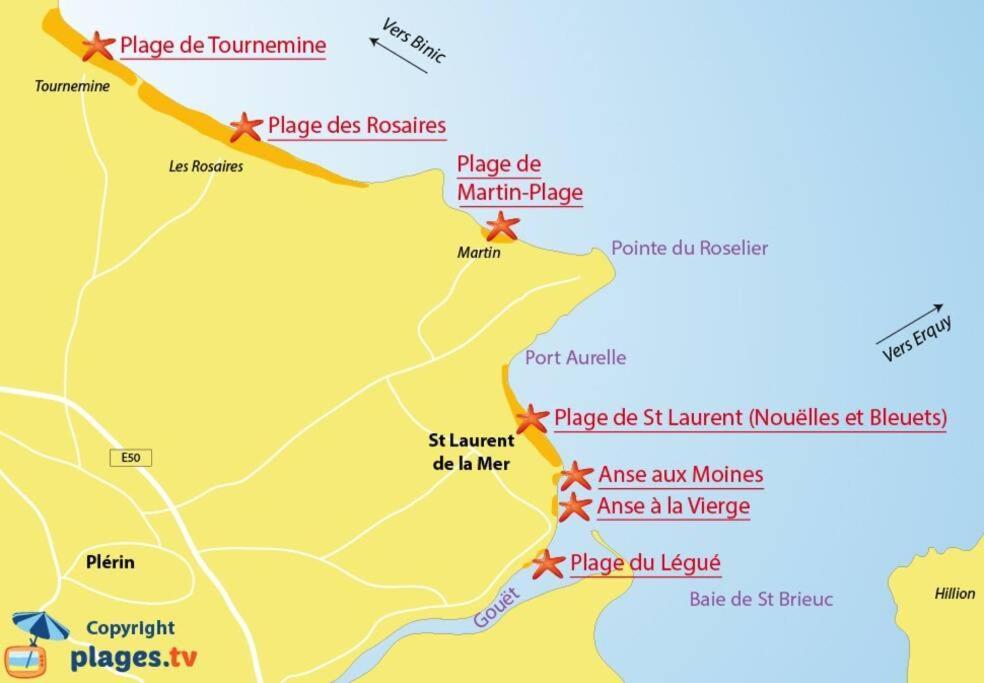Appartement Neuf, Port Le Legue Plerin Bagian luar foto